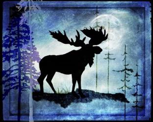 Midnight Moose | Obraz na stenu
