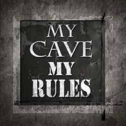 Welcome To Man Cave My Rules | Obraz na stenu