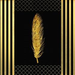 Black & Gold - Feathered Fashion | Obraz na stenu