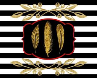 Gold Hello Beautiful Feather | Obraz na stenu