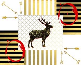 Gold Love Stag Right | Obraz na stenu
