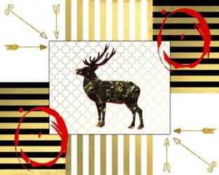 Gold Love Stag | Obraz na stenu