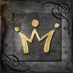 Grunge Gold Crown | Obraz na stenu