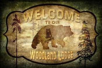Welcome - Lodge Black Bear 1 | Obraz na stenu