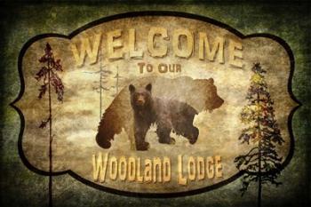 Welcome - Lodge Black Bear 2 | Obraz na stenu