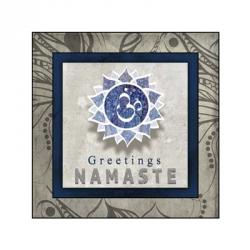 Chakras Yoga Tile Namaste V1 | Obraz na stenu