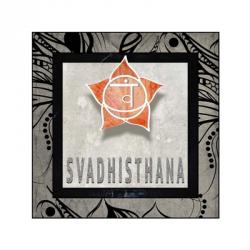 Chakras Yoga Tile Svadhisthana V2 | Obraz na stenu