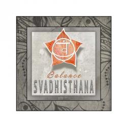 Chakras Yoga Tile Svadhisthana V3 | Obraz na stenu