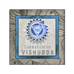 Chakras Yoga Tile Vishudda V1 | Obraz na stenu