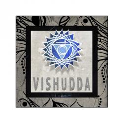 Chakras Yoga Tile Vishudda V2 | Obraz na stenu