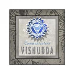 Chakras Yoga Tile Vishudda V3 | Obraz na stenu