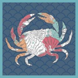 Sea Side BoHo Sq - Crab | Obraz na stenu