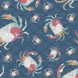 Sea Side BoHo Pattern - Crabs | Obraz na stenu