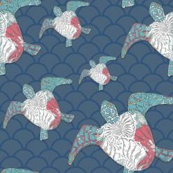 Sea Side BoHo Pattern - Turtles | Obraz na stenu