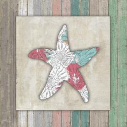 Sea Side BoHo Frame - Starfish | Obraz na stenu