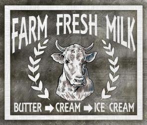 Farm Sign Fresh Milk 2 | Obraz na stenu