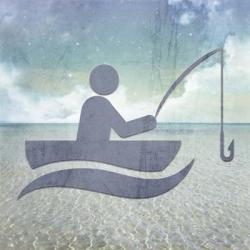 Beach Signs Fishing | Obraz na stenu