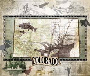 Vintage State Colorado | Obraz na stenu