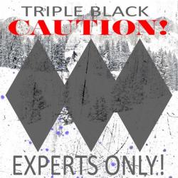 Extreme Snowboarder Triple Black | Obraz na stenu