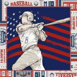 American Baseball Player 3 | Obraz na stenu
