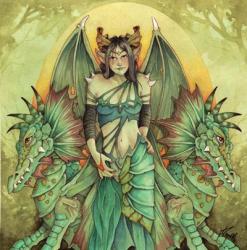 Dragon Queen | Obraz na stenu