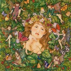 Fairies In The Ivy | Obraz na stenu