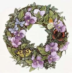 Violas And Butterflies | Obraz na stenu