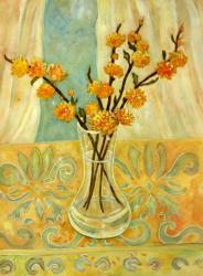 Orange Blossom On A Lemon Cloth | Obraz na stenu