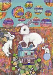 A Meeting Of Rabbits | Obraz na stenu