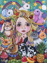 Lulu the Bunny Godmother | Obraz na stenu