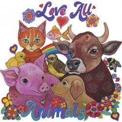 Love all Animals | Obraz na stenu