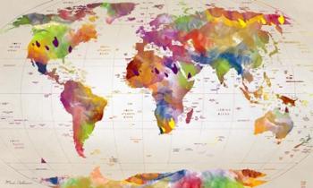 Map Of The World | Obraz na stenu