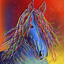 Color Horse | Obraz na stenu
