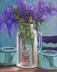 Homestead Lilacs | Obraz na stenu