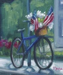 Patriotic Bike | Obraz na stenu