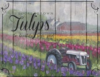 Tractoring Through The Tulips | Obraz na stenu