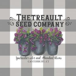 Thetreault Seed Co black | Obraz na stenu