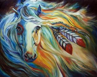 Breaking Dawn Indian War Horse | Obraz na stenu