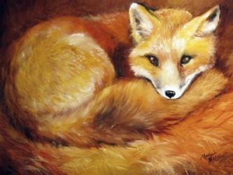 Red Fox Den | Obraz na stenu