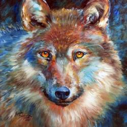 Timber Wolf Abstract | Obraz na stenu