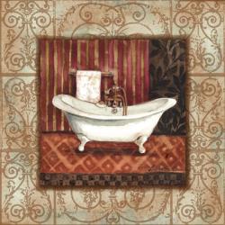 Bordo Vintage Bathroom Tub | Obraz na stenu
