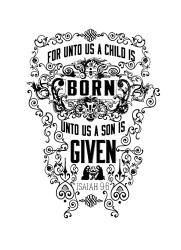For Unto Us | Obraz na stenu