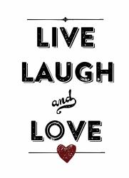 Live Laugh Love | Obraz na stenu