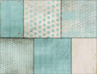 Teal Print Collage | Obraz na stenu