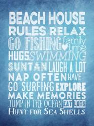 Beach House Rules | Obraz na stenu