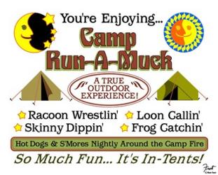 Camp Run-a-Muck | Obraz na stenu