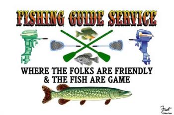 Fishing Guide Service | Obraz na stenu