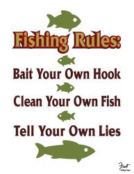 Fishing Rules | Obraz na stenu