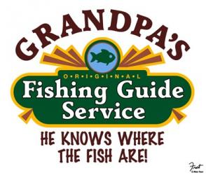 Grandpa's Fishing Guide Service | Obraz na stenu