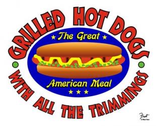 Grilled Hot Dogs | Obraz na stenu
